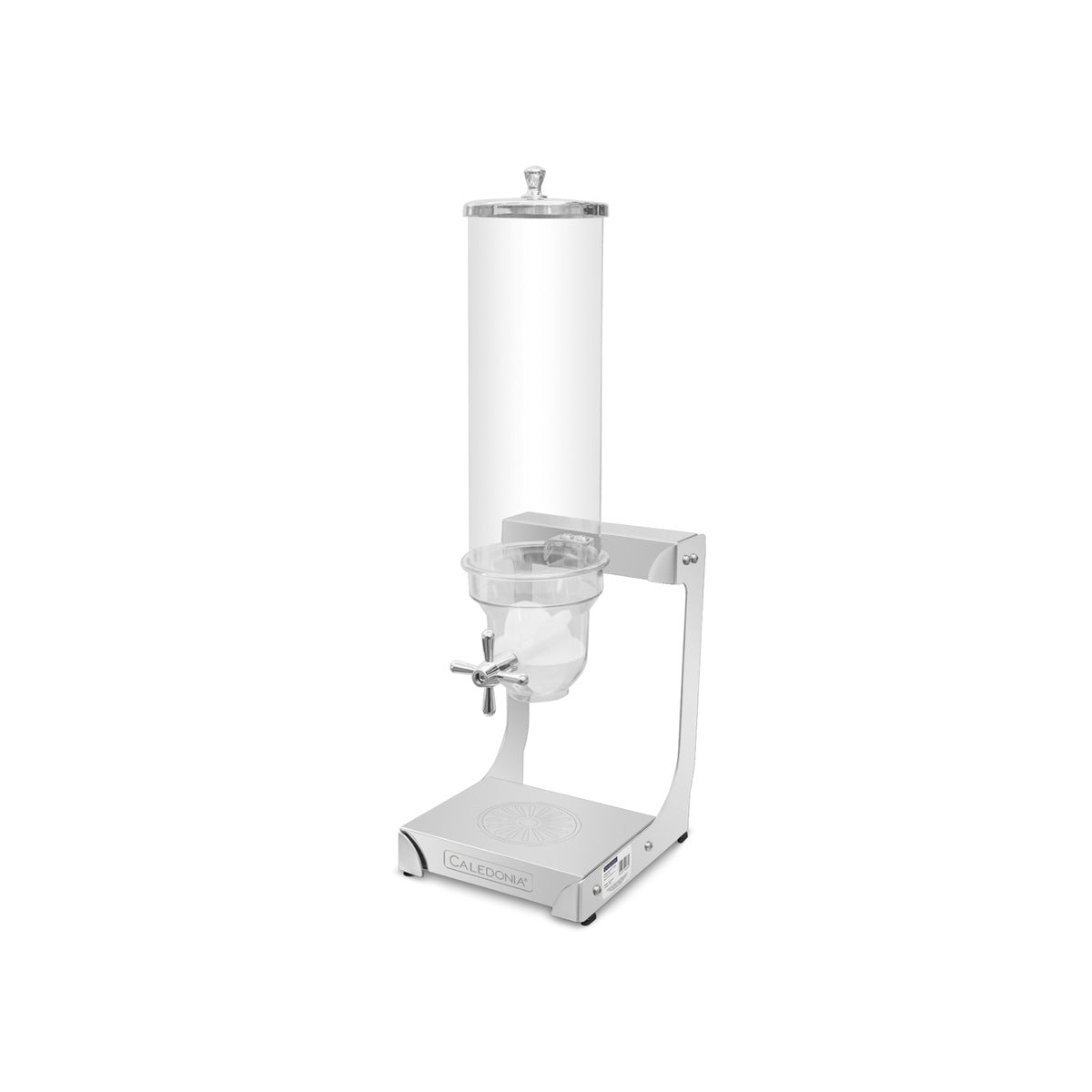Dispensador sencillo de cereales Caledonia DISCER-3.5 de 3.5 litros con base para tazón — vista original 1 del equipo