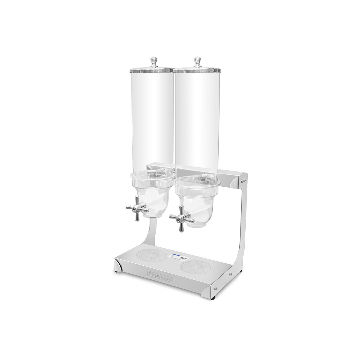 Dispensador doble de cereales Caledonia DISCER-7 de 7 litros con dos depósitos y dos perillas — vista original 1 del equipo