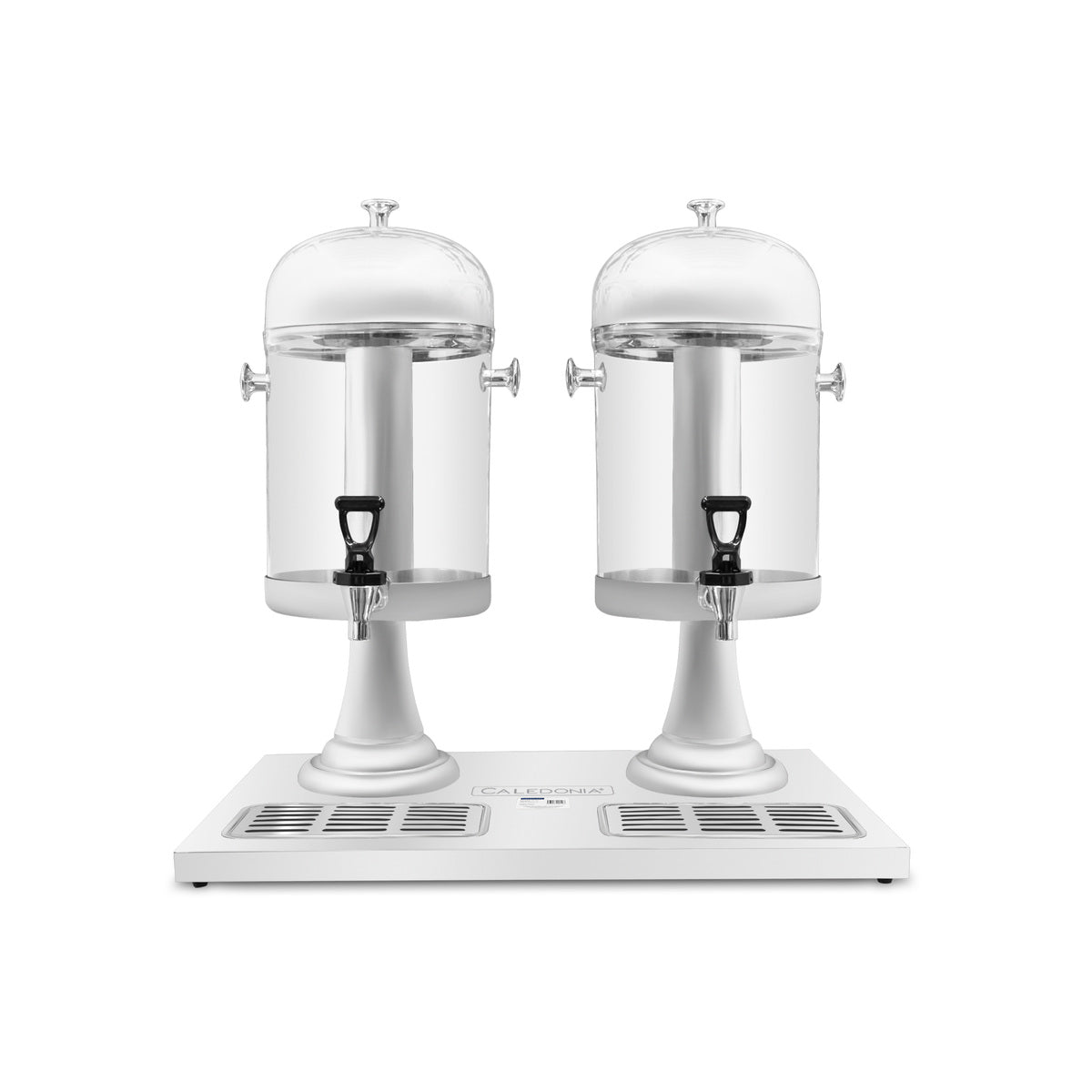 Dispensador doble cilíndrico Caledonia DISJU-16 con dos depósitos y capacidad total de 16 litros - vista 2 del equipo