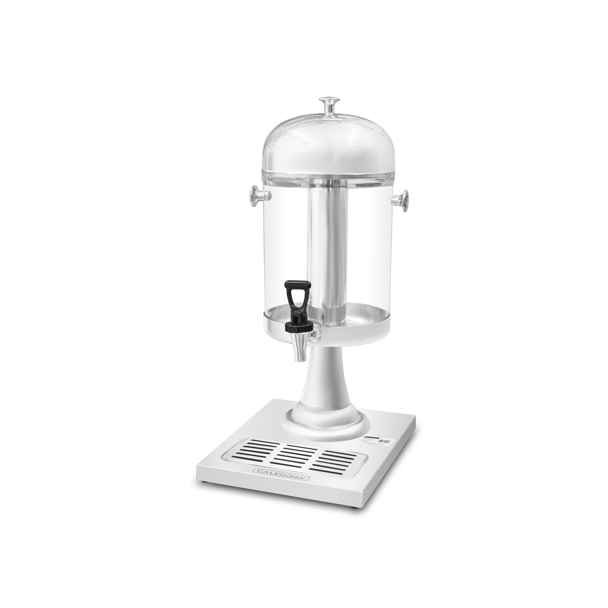 Dispensador cilíndrico Caledonia DISJU-8 capacidad de 8 litros con tubo central para hielo y bandeja antigoteo - fotografía principal del equipo