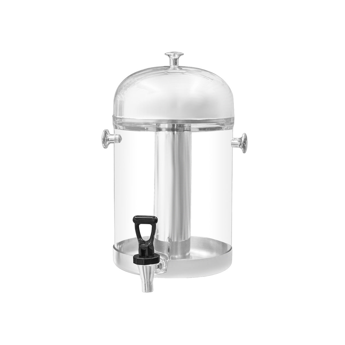 Dispensador cilíndrico Caledonia DISJU-8 capacidad de 8 litros con tubo central para hielo y bandeja antigoteo - vista 3 del equipo
