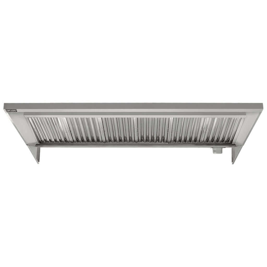 Campana de cocina Drago MC-10-00 backshelf vista en angulo