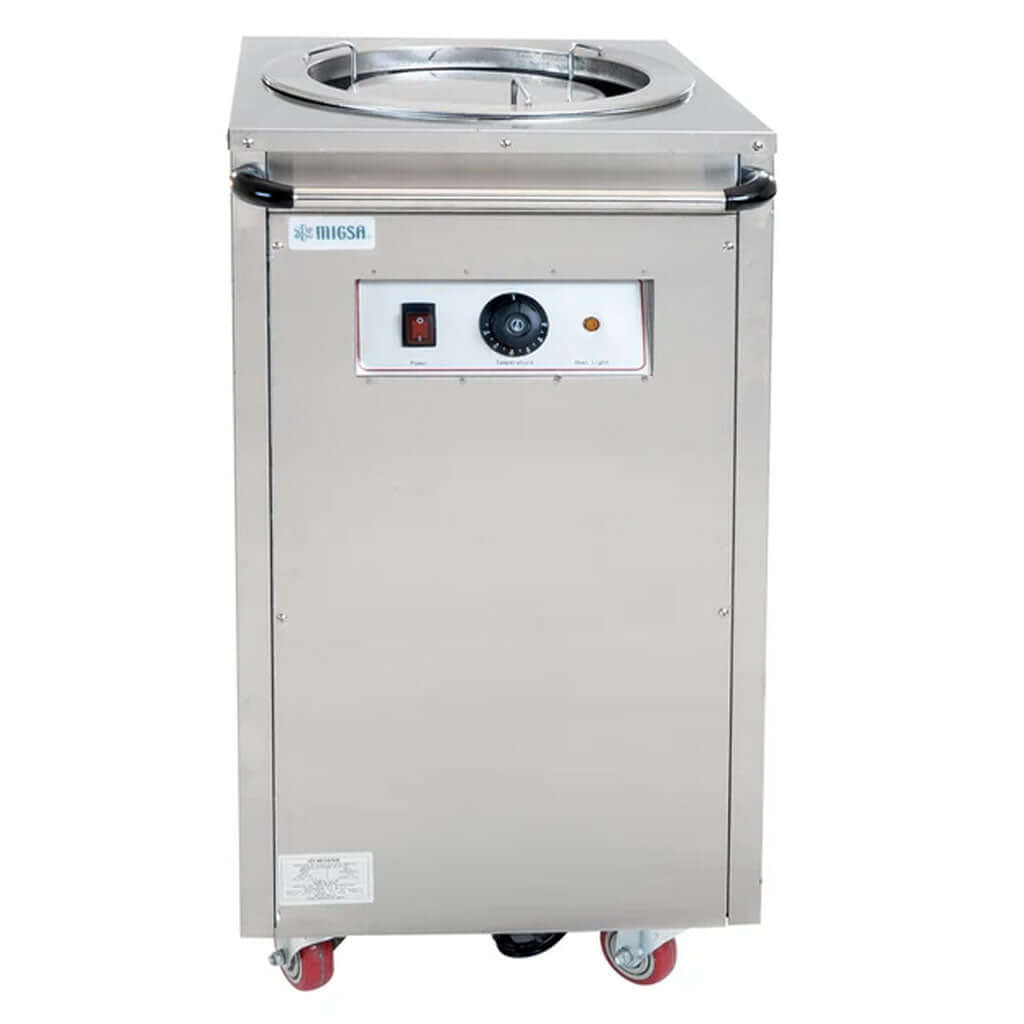 Calentador de platos eléctrico Migsa MCP-1 vista lateral