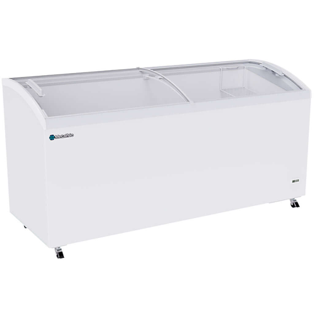 Congelador horizontal puerta de cristal Metalfrio CHC600 con puertas corredizas