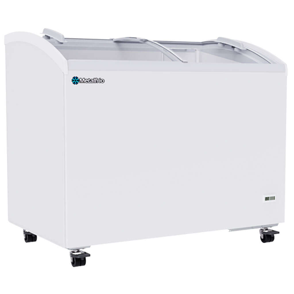 Congelador horizontal puerta de cristal Metalfrio CHC300 conservadora de helado