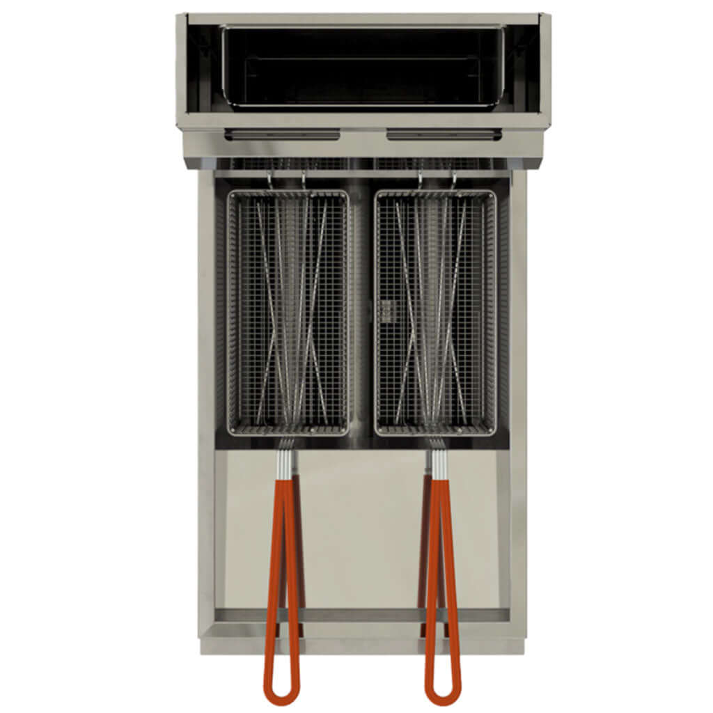 Canastillas ergonómicas de la freidora industrial Coriat Turbo 20-3Q Master