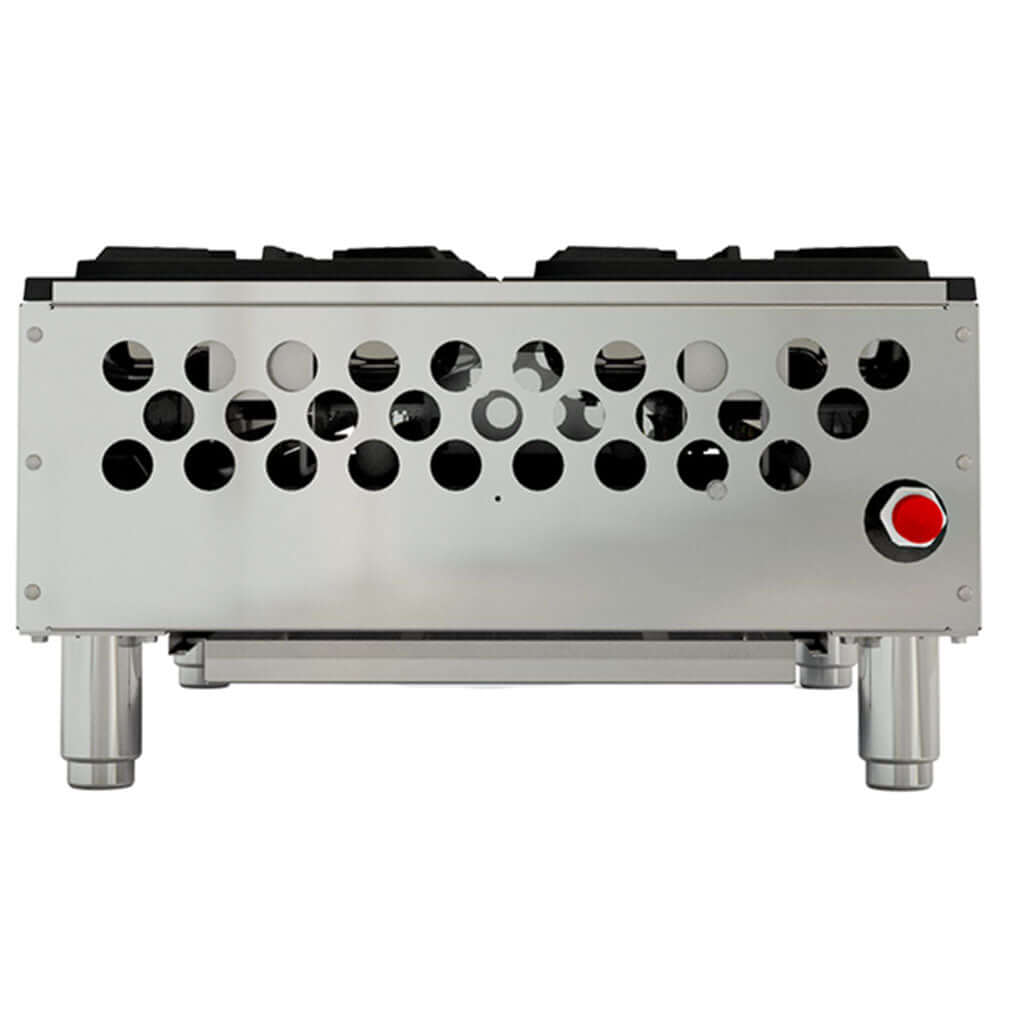 Perillas y controles de gas de la parrilla industrial Coriat PCV-4 Máster