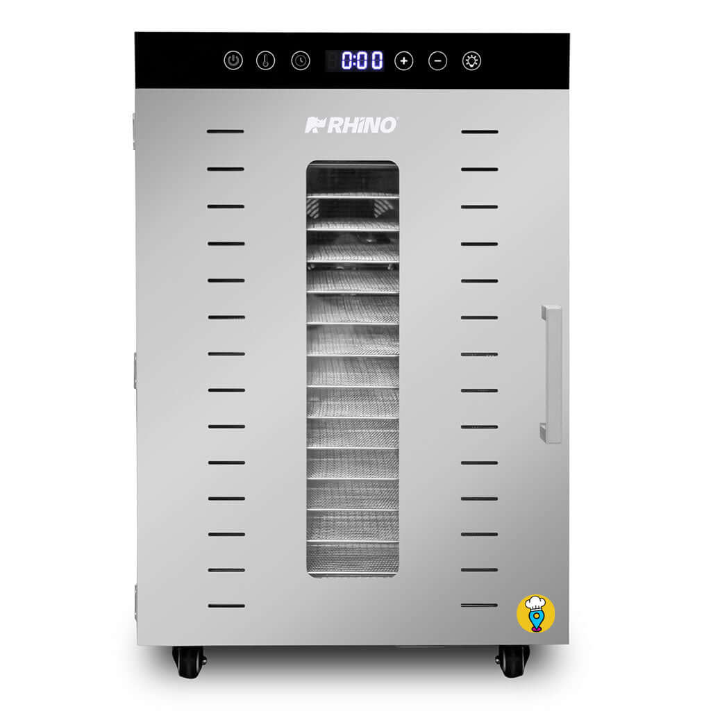 Deshidratador de alimentos eléctrico Rhino DESALI-16 vista frontal