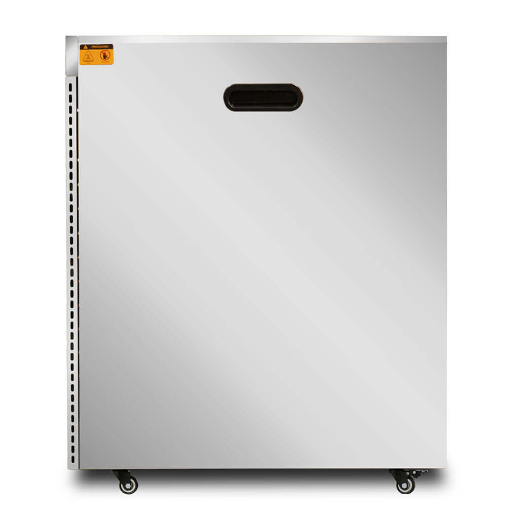 Interior iluminado del deshidratador de alimentos Rhino México