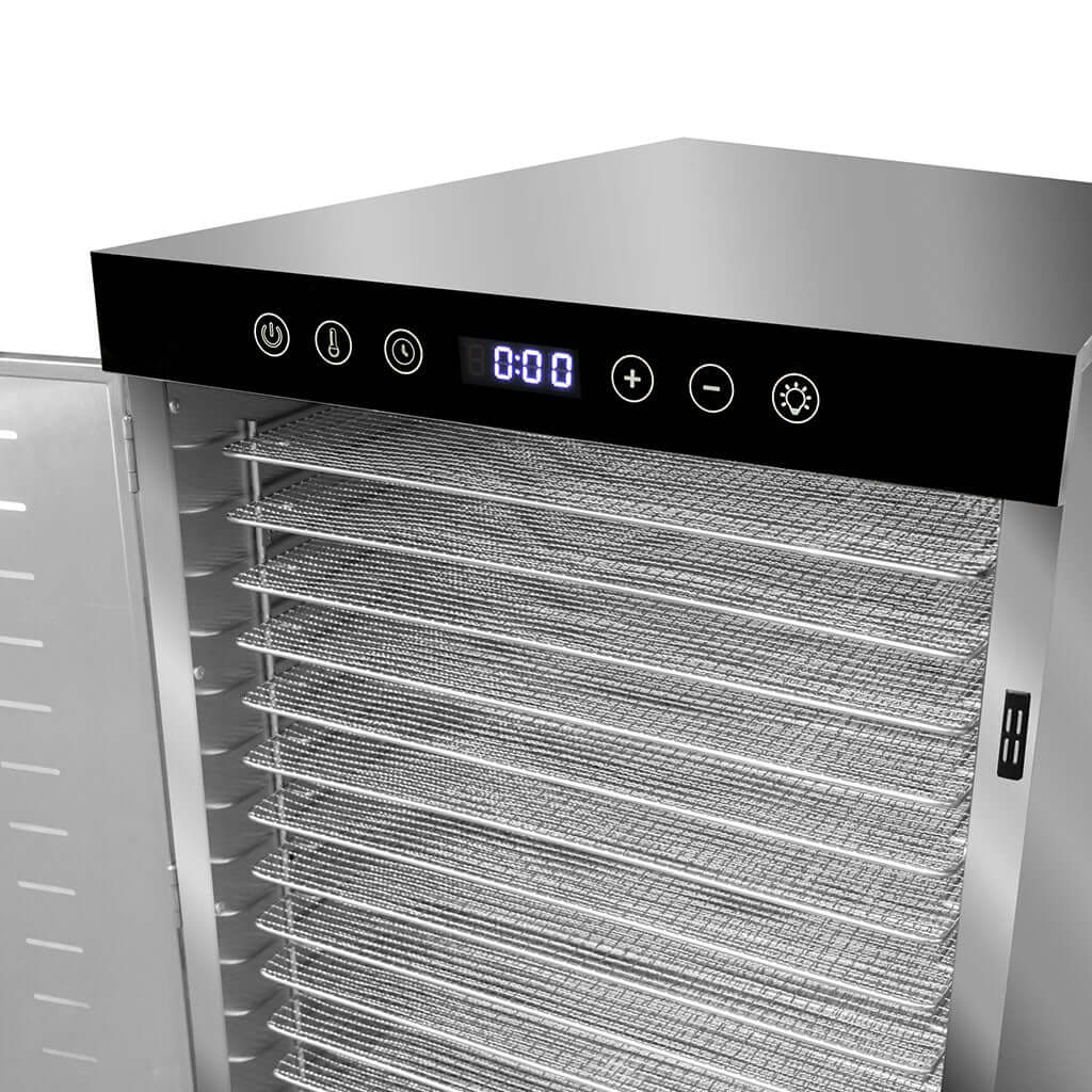 Charolas de acero con recubrimiento cromado del deshidratador Rhino México