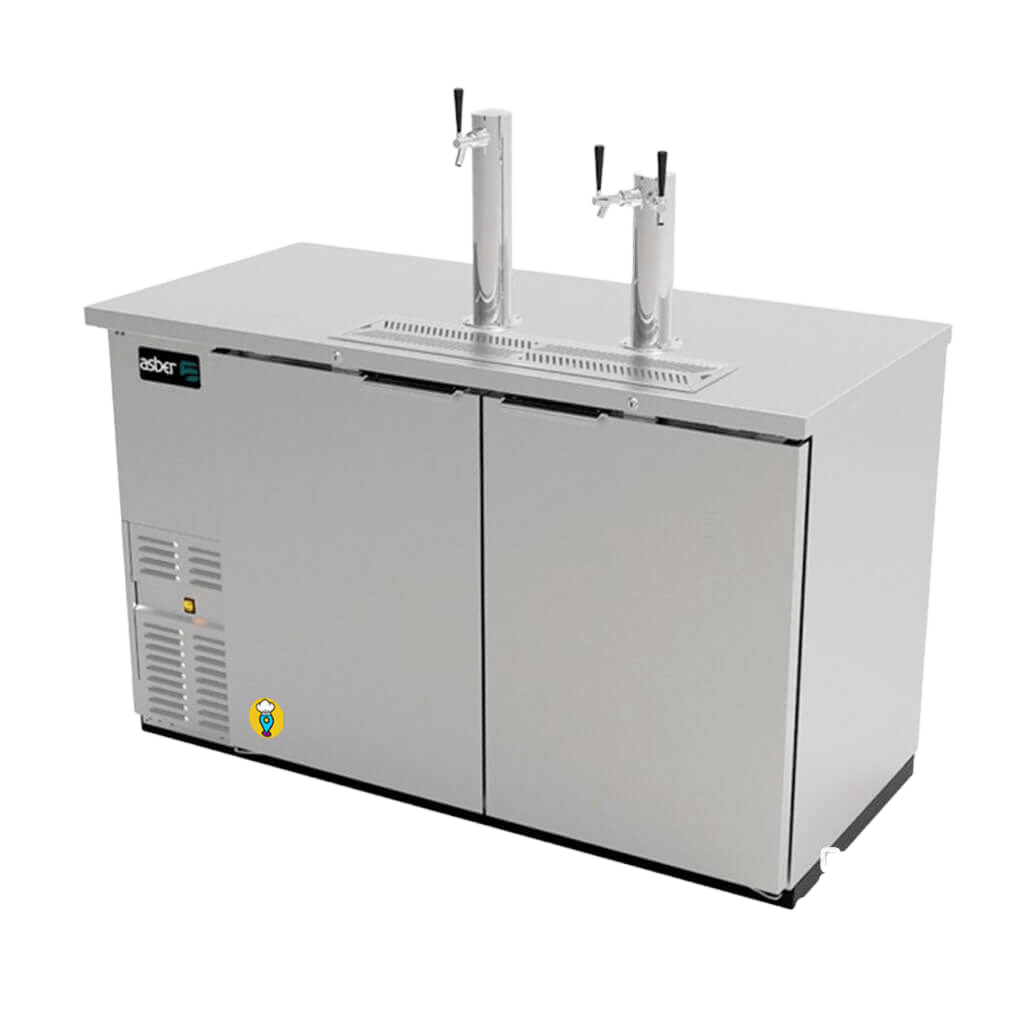 Dispensador de Cerveza de Barril en Acero Inoxidable ASBER - ADDC-58S HC-Dispensadores de Cerveza-ASBER-ElLugarDelChef.com