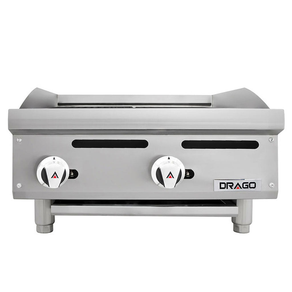 Parrillas de hierro fundido en asador radiante Drago AG-2R
