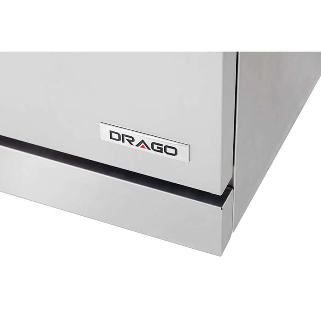 Estufa industrial Drago CG-61, bandeja recolectora desmontable y patas ajustables