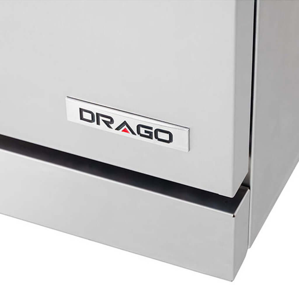Freidora integrada con tina desmontable en estufa industrial Drago UNIVERSAL PD