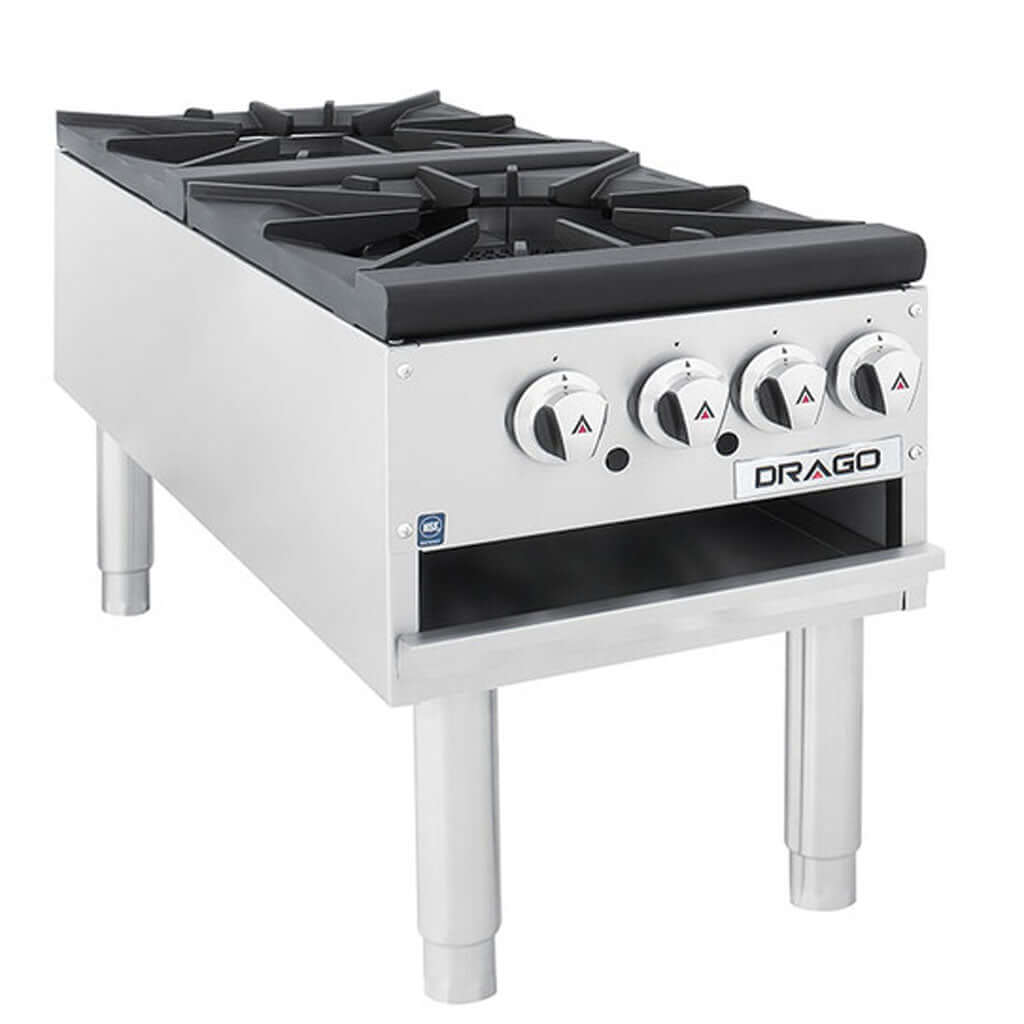 Estufón a Gas 2 Quemadores Drago GPFO-02-VSH