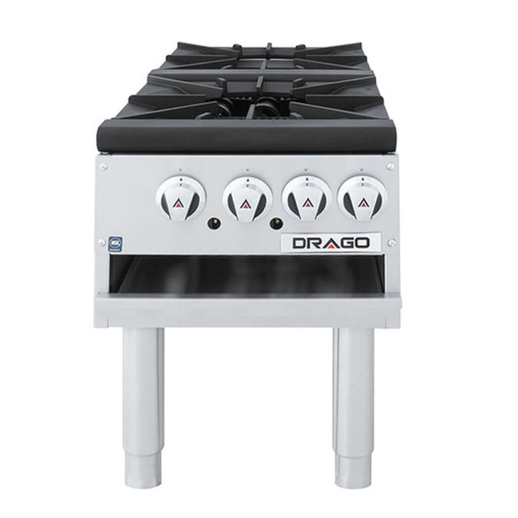 Estufón a Gas 2 Quemadores Drago GPFO-02-VSH