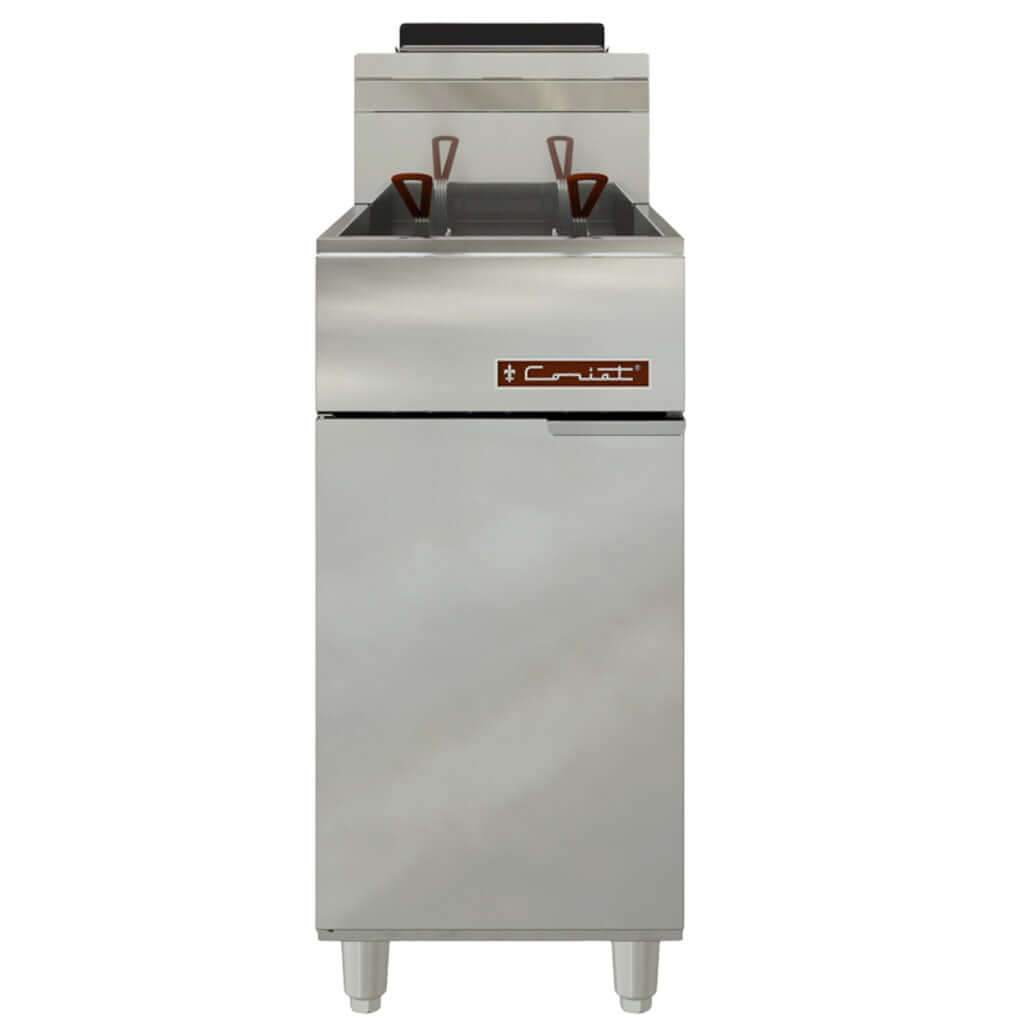 Freidora industrial de gas Coriat Turbo 30-5Q HD Master vista lateral