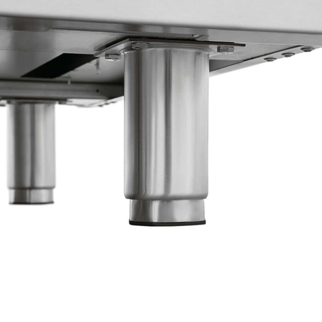 Horno con parrillas niqueladas en estufa industrial Drago UNIVERSAL PD – interior