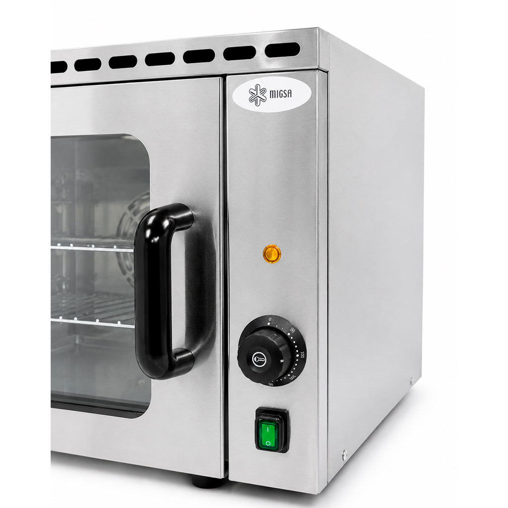 Horno de convección Migsa EN-10 110 V con puerta de cristal templado