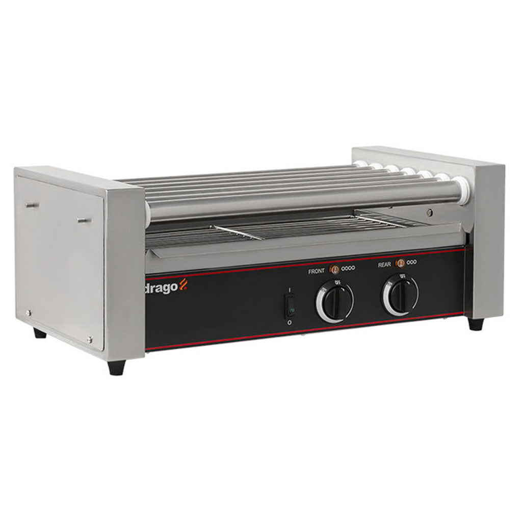 Cuerpo de acero inoxidable en máquina para hacer hotdog Drago HD-07