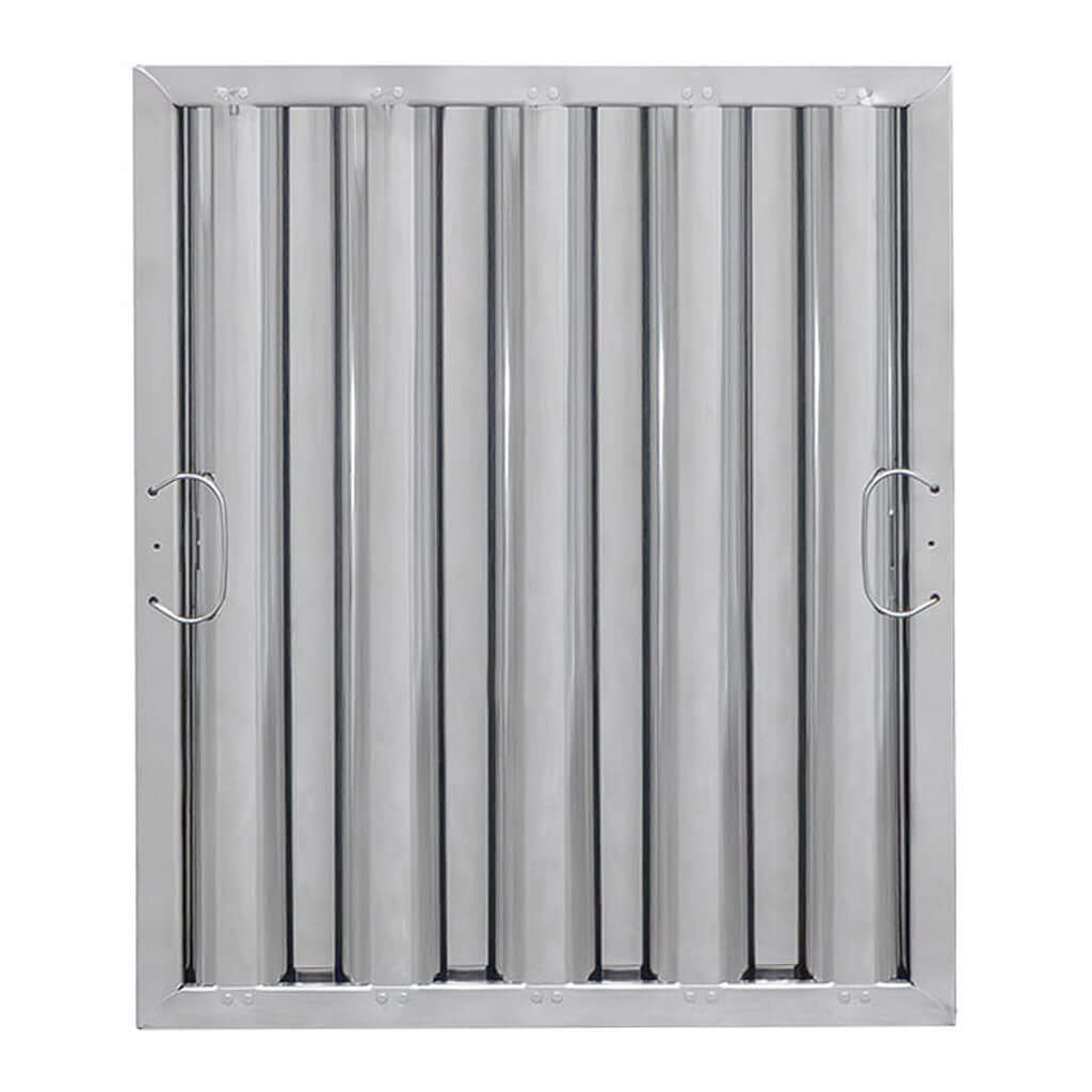 Kit de filtros tipo laberinto para campana de 4 pies KIT-FILTERS-4 de acero inoxidable para cocina industrial