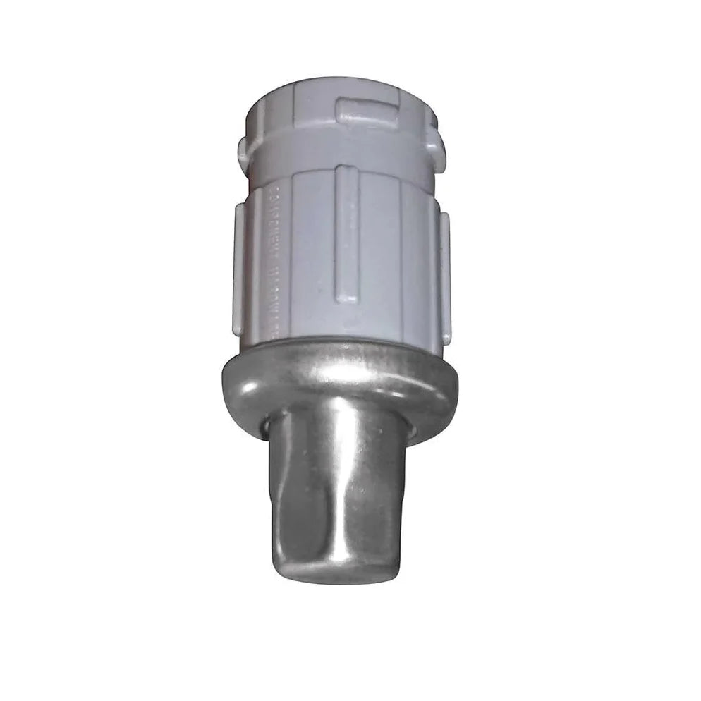 Regaton nivelador MIGSA BXY-003 de plastico reforzado y acero inoxidable para tubo redondo de una y media pulgadas, caja con 100 piezas