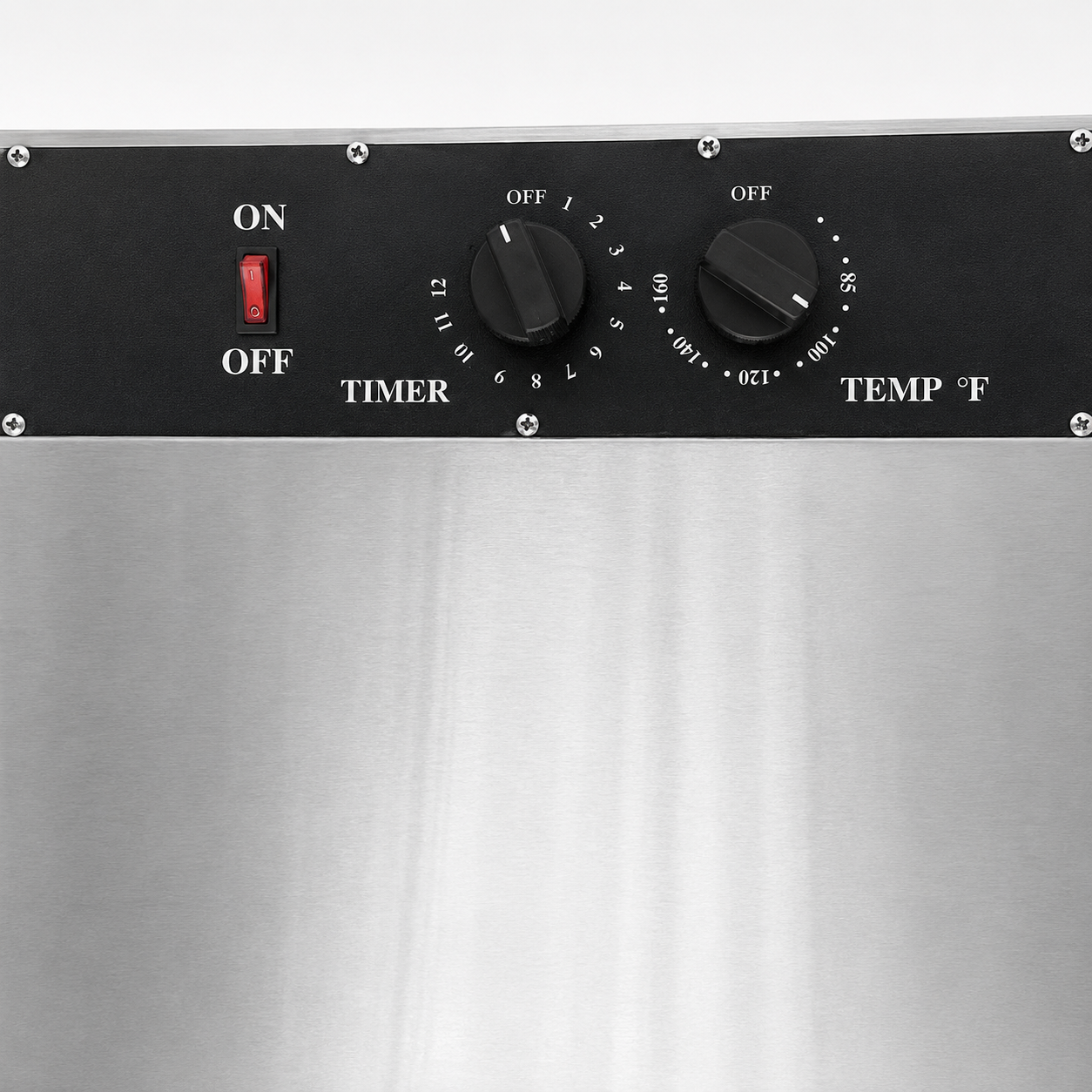 Panel de control con temporizador y temperatura del Migsa FD-1