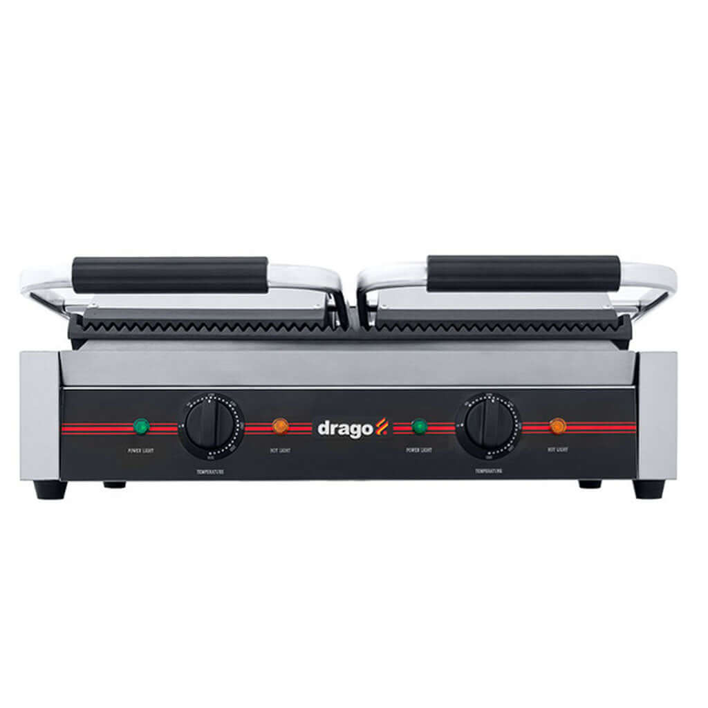 Paninera industrial Drago GH-813 doble plancha vista frontal