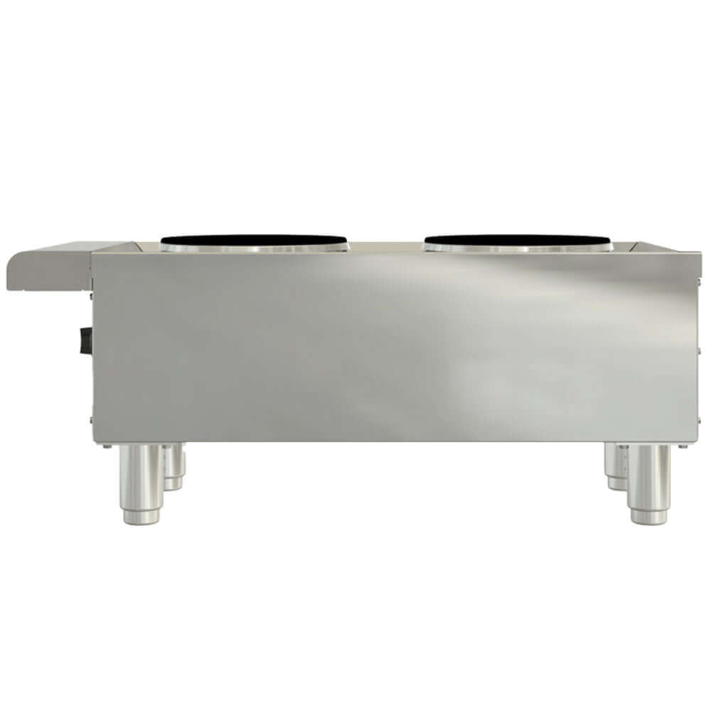 Controles de temperatura independientes de la parrilla eléctrica Coriat PCV-2-E Master