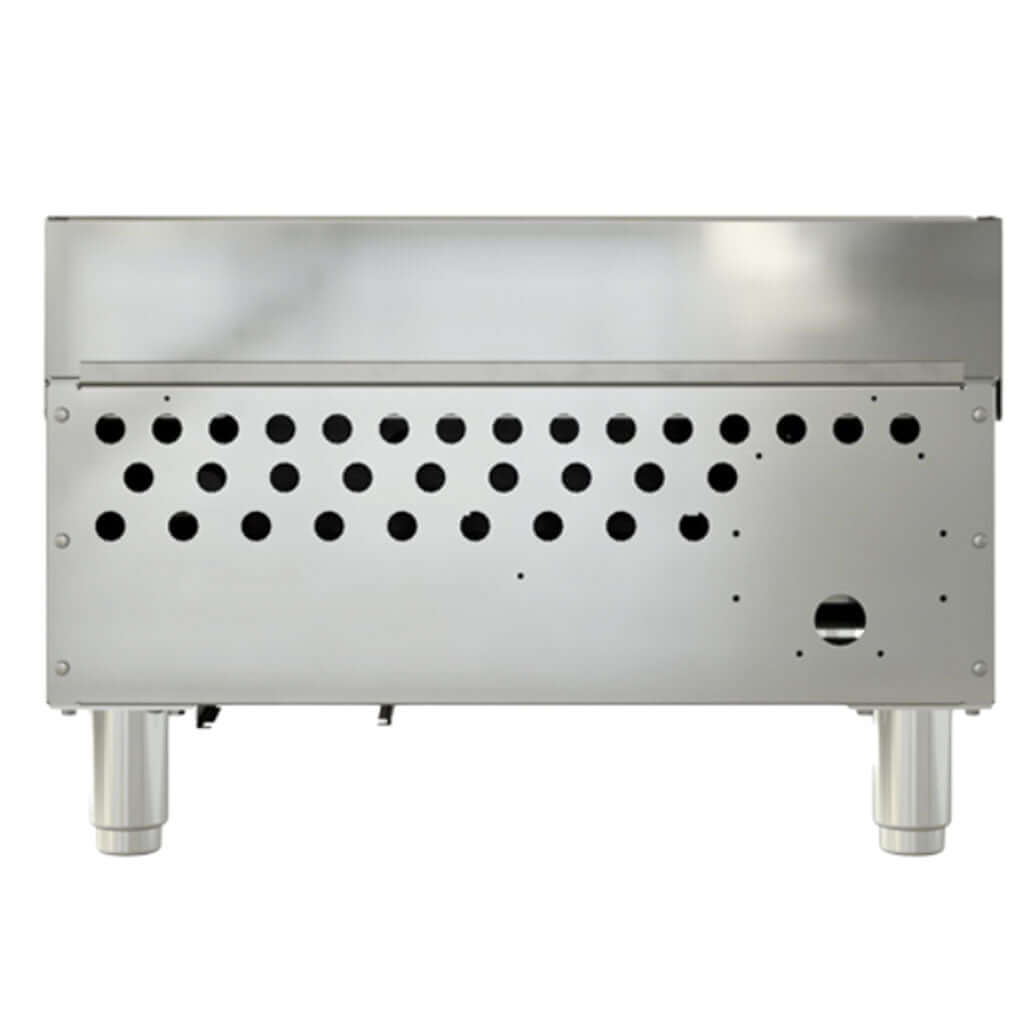 Bandeja recolectora de grasa de gran capacidad en plancha eléctrica Coriat CV-2-E Master