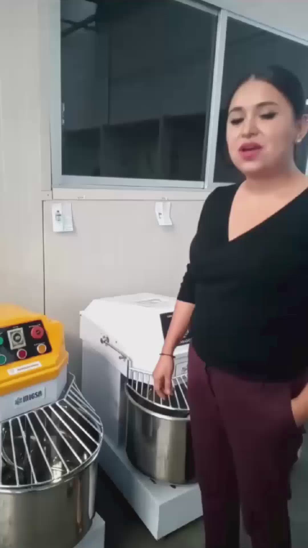 Video de funcionamiento de la amasadora industrial Migsa HBS-30