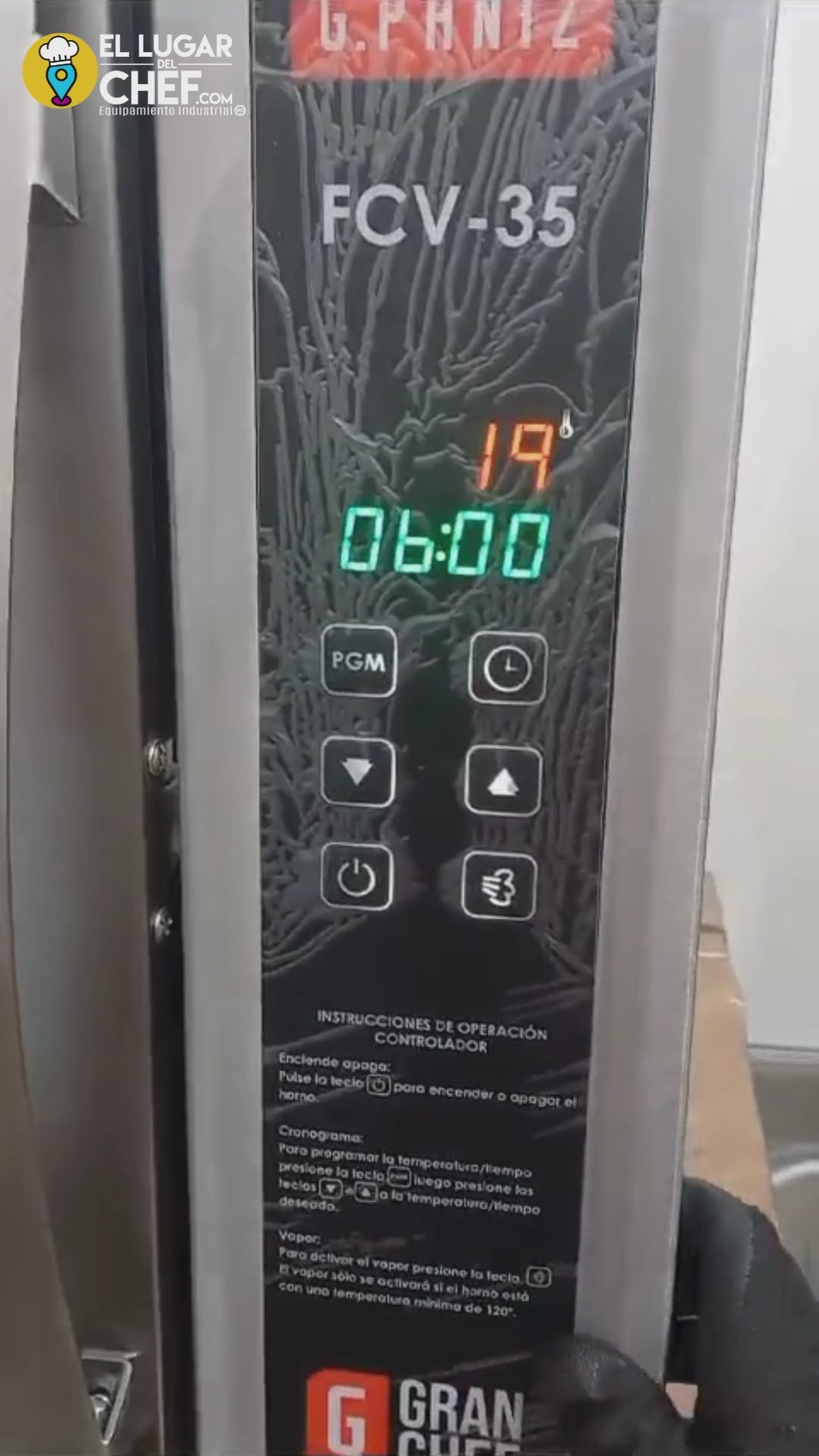 horno de conveccion fcv35 outlet gpaniz