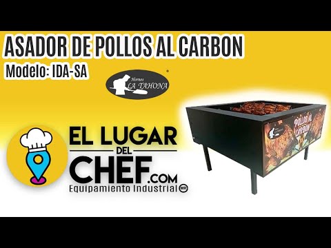 video de Funcionamiento rosticero de pollos al carbon la tahona hoffman 