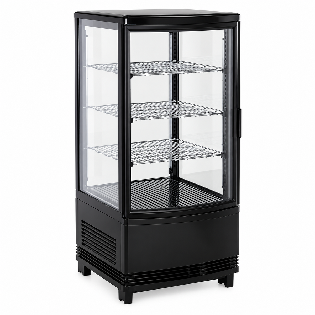 Refrigerador panorámico MIGSA RT-78L1R 82 L puerta curva vista principal