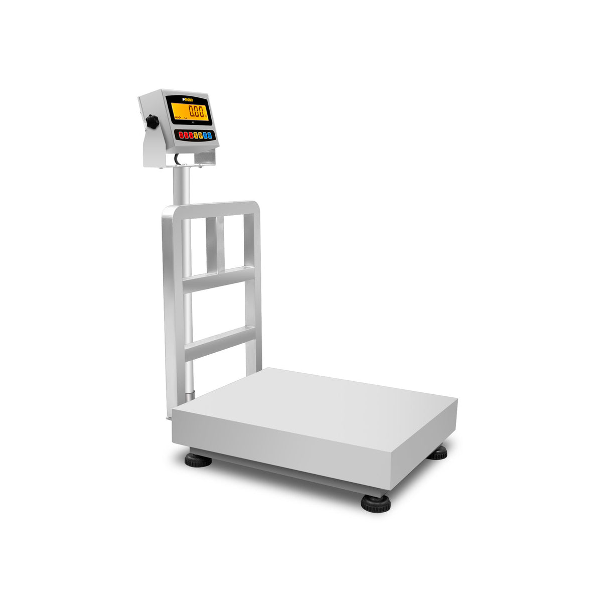 Báscula RHINO BAPAG-200 de plataforma inoxidable vista diagonal alternativa