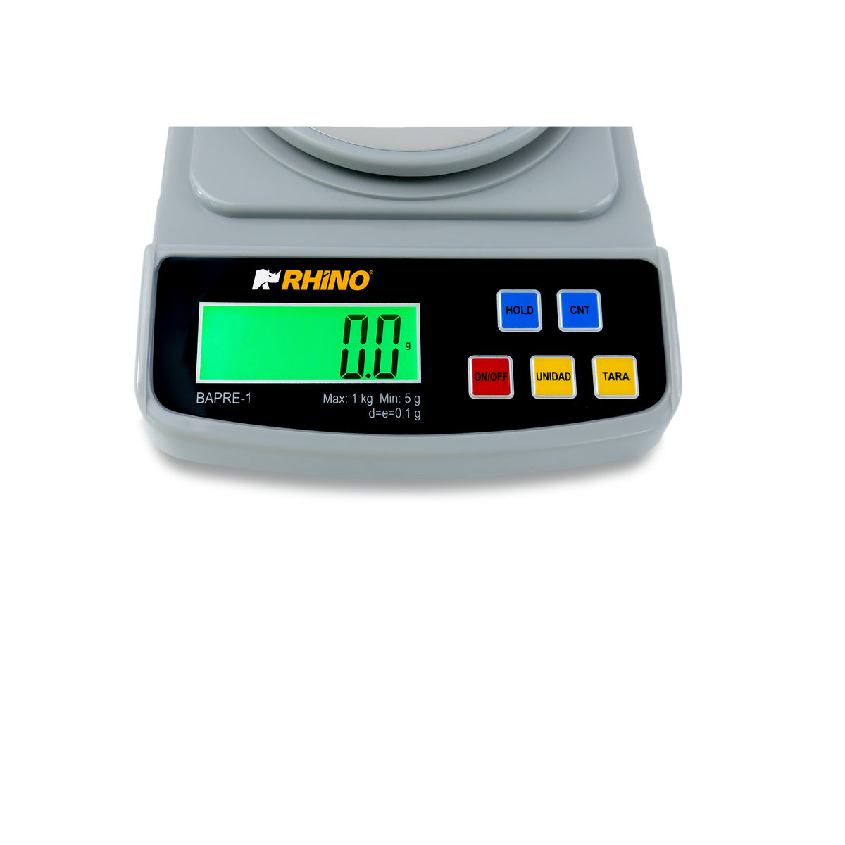 Pantalla LCD iluminada y teclas de RHINO BAPRE-1