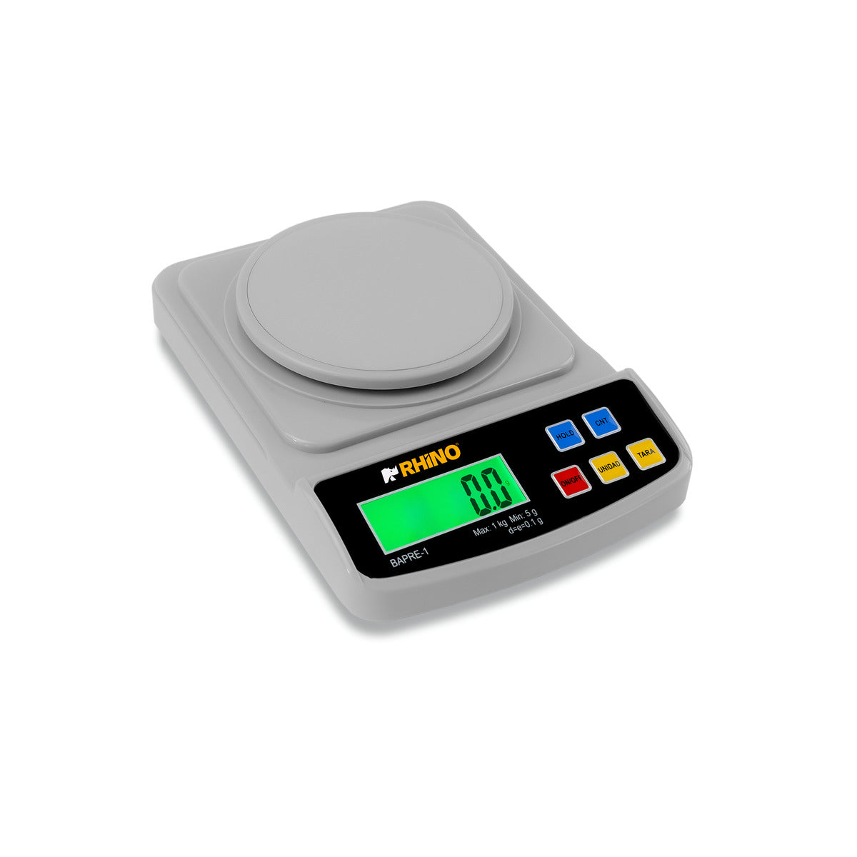 Balanza electrónica de precisión RHINO BAPRE-1 capacidad 1000 g resolución 0.1 g