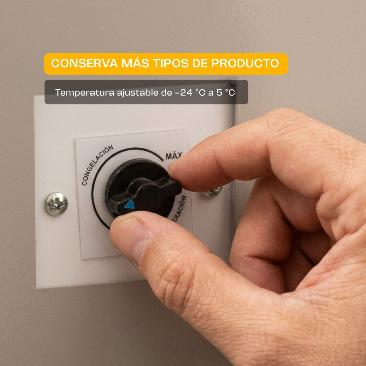 Congelador RHINO CONGECRI-7P, fotografía oficial del fabricante, vista 7