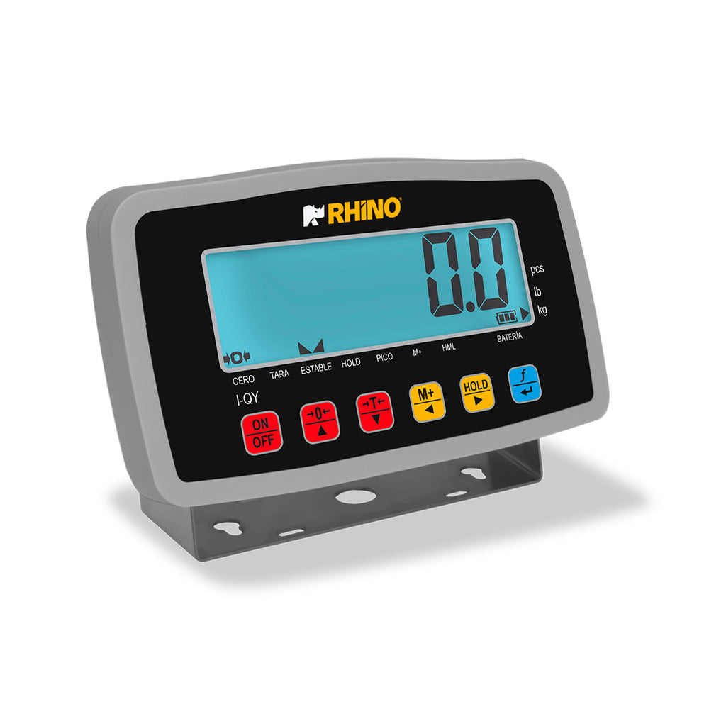 Indicador electrónico RHINO I-QY alámbrico, LCD iluminada y base de montaje, portada original 1024 x 1024