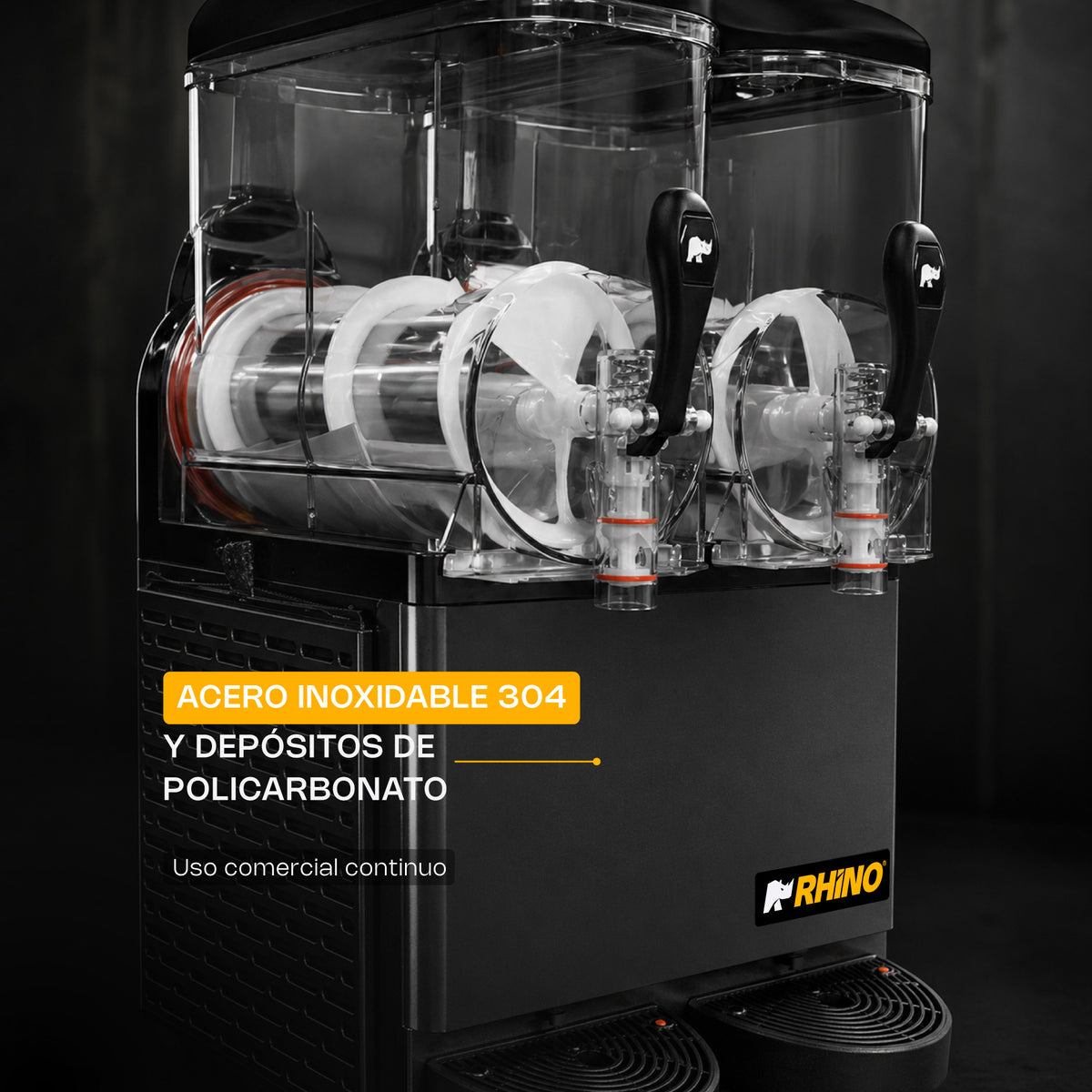 Máquina granizadora RHINO MAGRA-2T 2 x 12 litros — imagen oficial 6