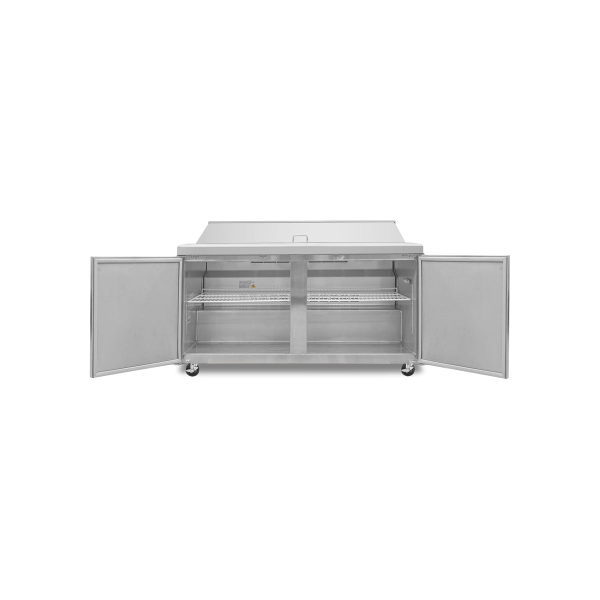 Mesa refrigerada Rhino MERSAL-60 de acero inoxidable - detalle