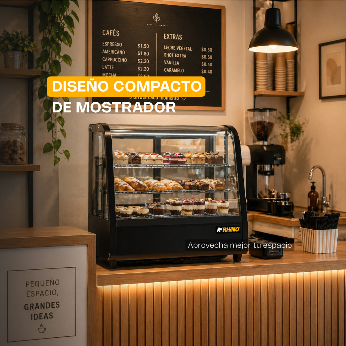 Vitrina refrigerada RHINO VIREMO-100 — fotografía oficial complementaria 9