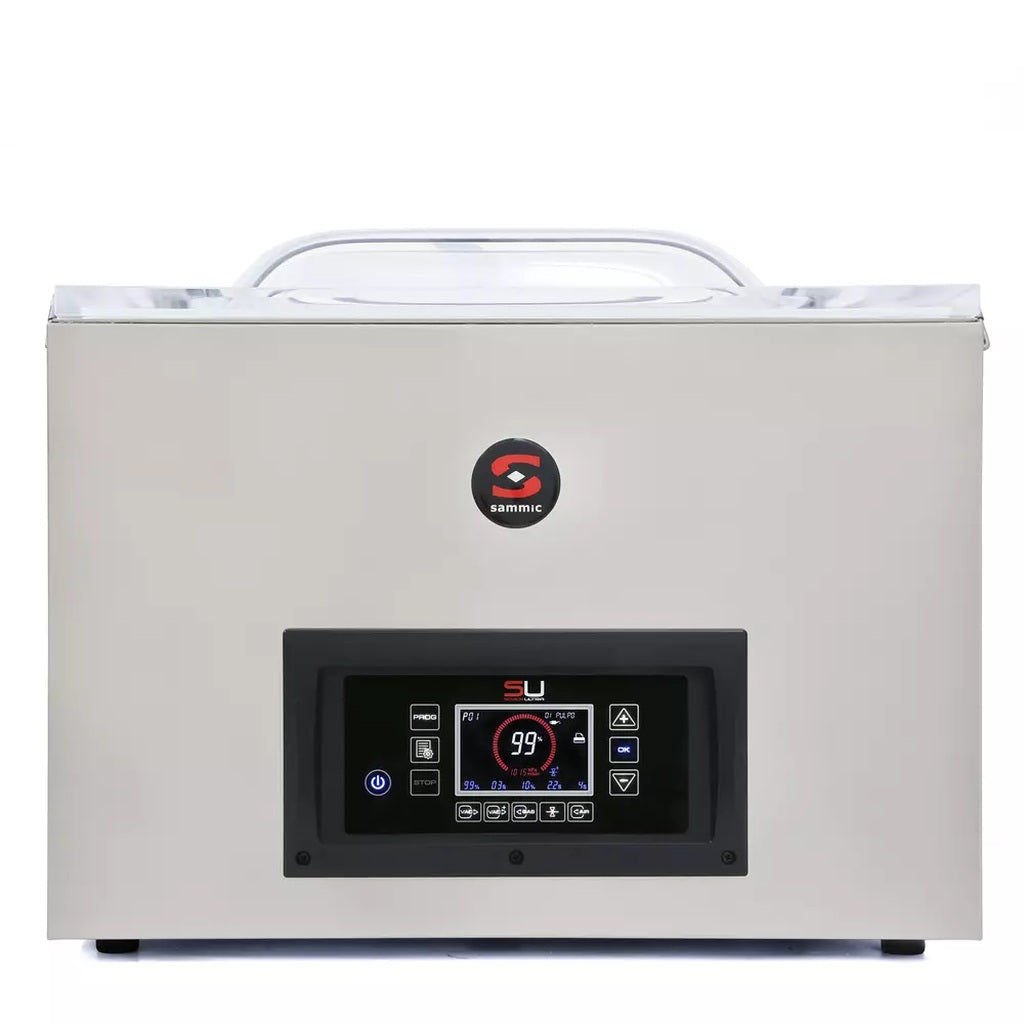 Envasadora al vacío SAMMIC SU-520L Sensor Ultra con bomba Busch y barra de doble soldadura 555 mm, vista frontal