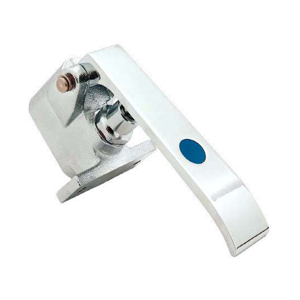 Válvula de rodilla sencilla MIGSA BXFN3 cromada sobre blanco