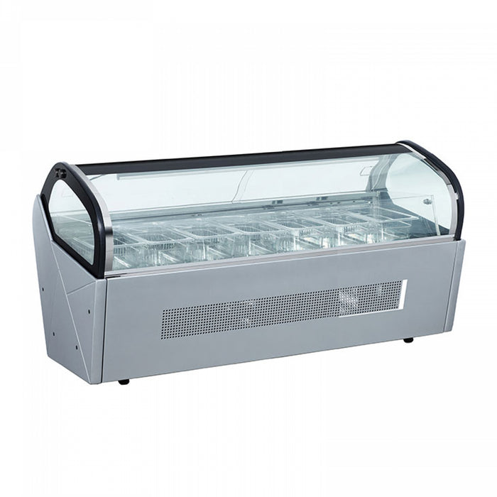 Vitrina congeladora de helados MIGSA RTD-142L para 7 insertos, imagen original del fabricante