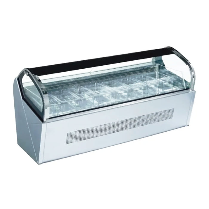 Vitrina congeladora de helados MIGSA RTD-122L para 6 insertos, imagen original del fabricante
