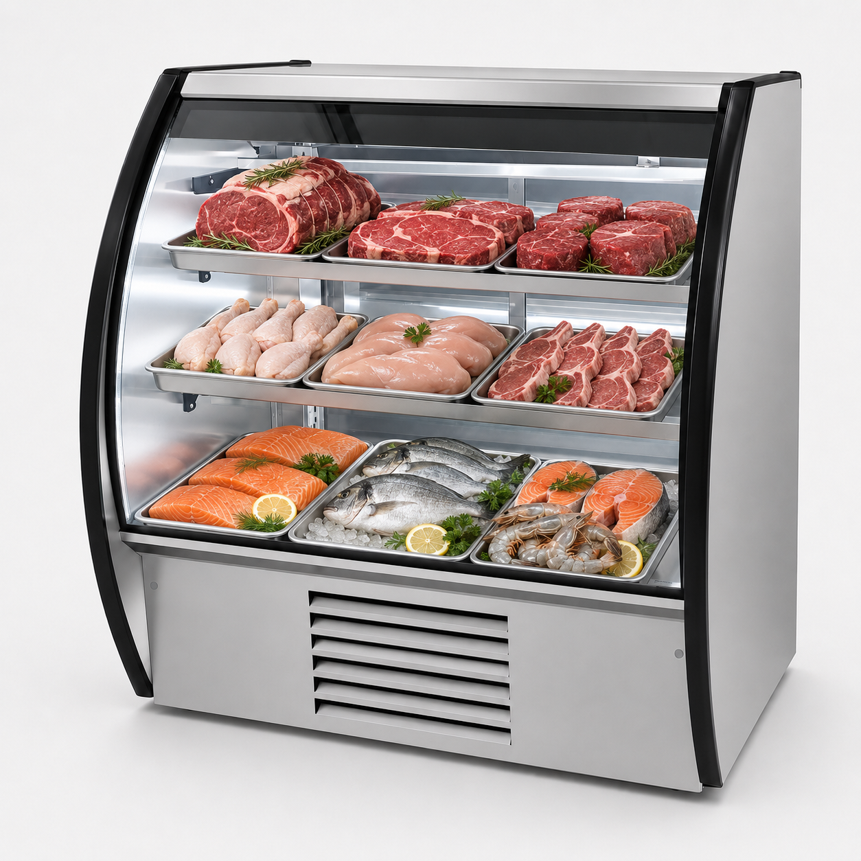 Vitrina Mostrador Refrigerado Gelum VG-C-120 AI | 19 ft³