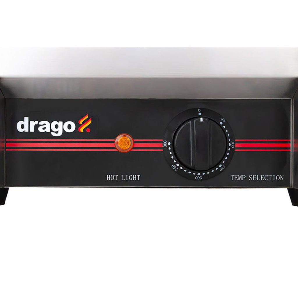 Dimensiones y tamaño de la waflera electrica industrial Drago UWB-S
