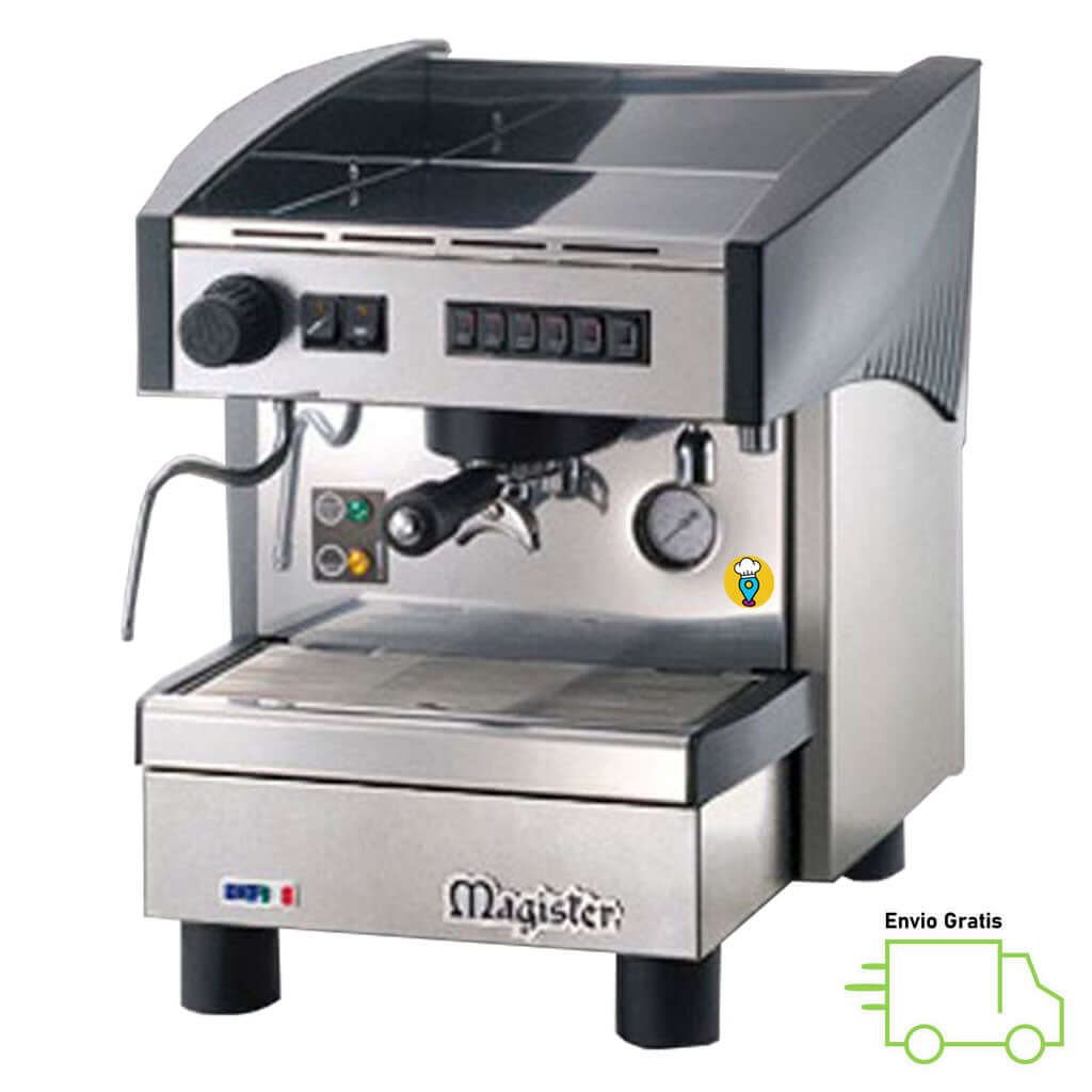 Cafetera Automática Electrónica Compacta de 1 Grupo MAGISTER - STILO ES60-Cafeteras Barista-MAGISTER-ElLugarDelChef.com