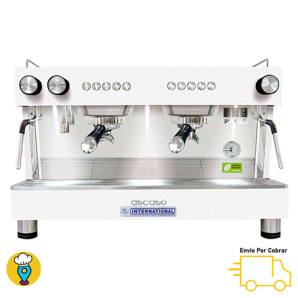 Cafetera para Espresso y Bebidas a base de Leche BARISTA T ZERO 2G WHITE - ASCASO-Cafeteras Espresso-ASCASO-ElLugarDelChef.com